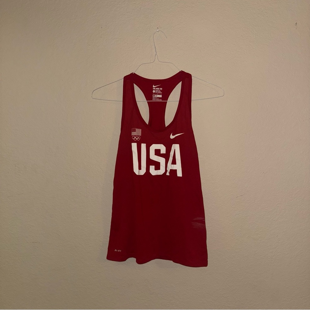 Women’s Nike Red USA Tank Top